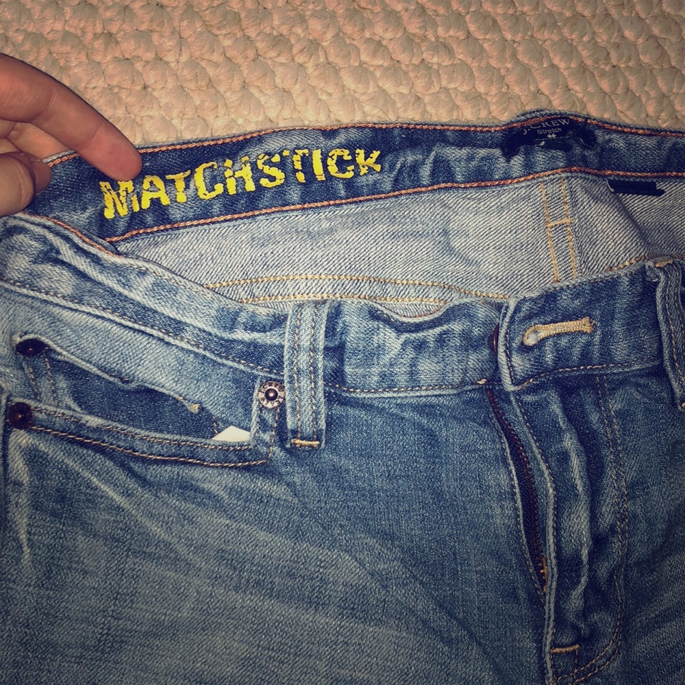 J. Crew Matchstick light wash jeans